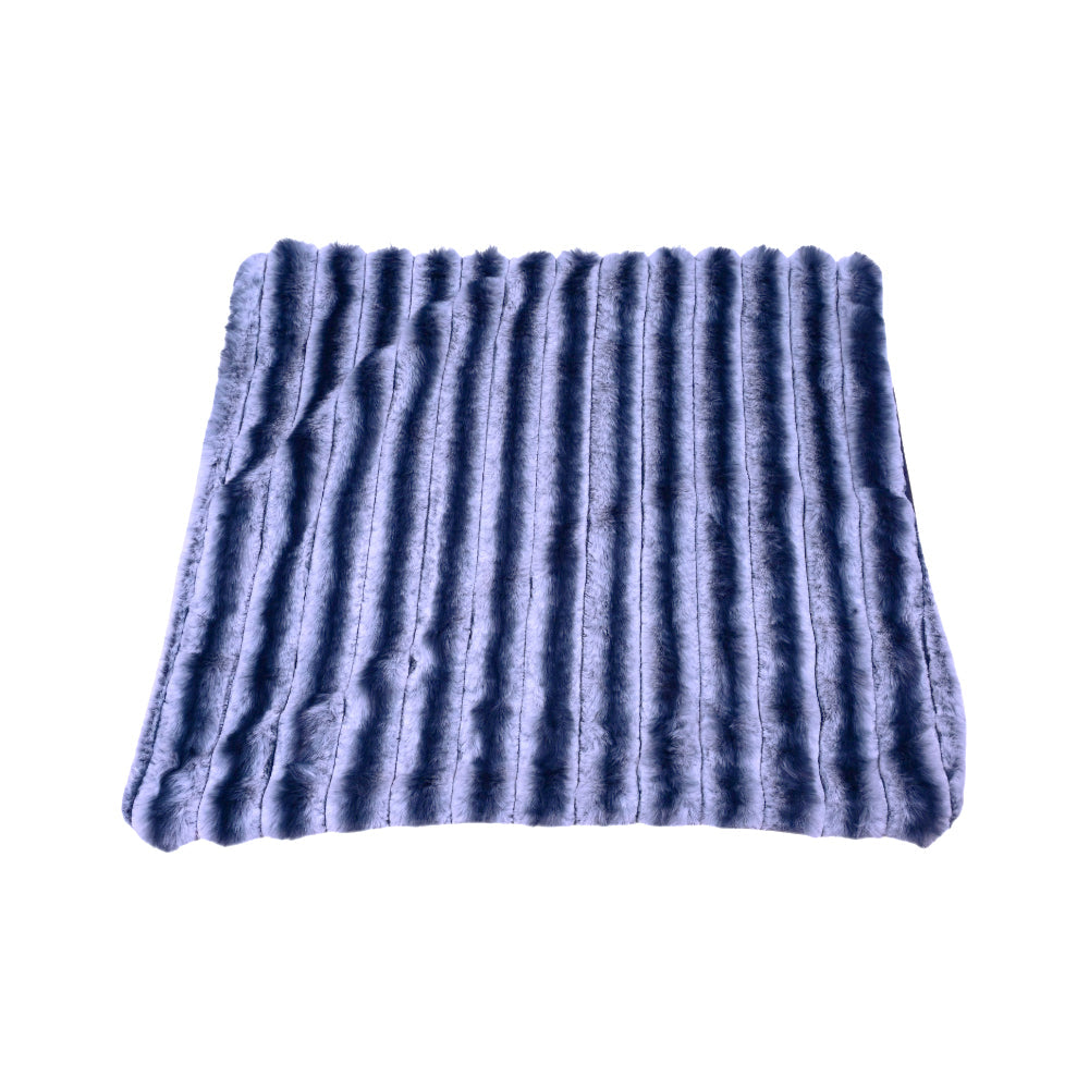 TH CUSHION COVER STRIPE FUR BLACK Default Title - MamasJan Household
