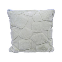 TH CUSHION COVER STONE EMB PLUSH MINT Default Title - MamasJan Household