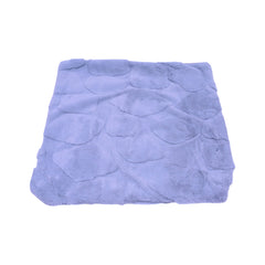 TH CUSHION COVER STONE EMB PLUSH L GREY Default Title - MamasJan Household
