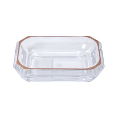 SOAP DISH ACRYLIC SQUARE COPPER 6812-LR Default Title - MamasJan Décor