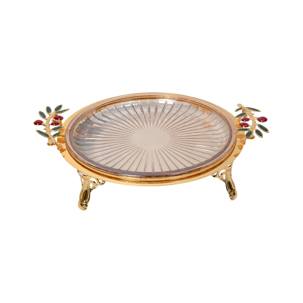CAKE DISH ROUND SJ1300M A.Z Default Title - MamasJan Décor