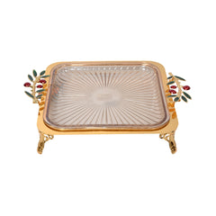 CAKE DISH SQUARE SJ1315L A.Z Default Title - MamasJan Décor