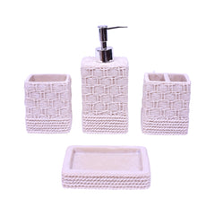 BATH ROOM SET 4PCS SMS-884 Default Title - MamasJan Decoration
