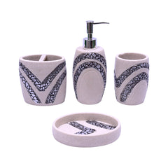 BATH ROOM SET 4PCS IR SMS-933 Default Title - MamasJan Décor