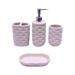 BATH ROOM SET 4PCS IR SMS-1006 Default Title - MamasJan Décor