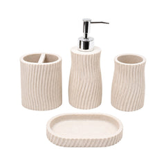 BATH ROOM SET 4PCS IR SMS-1003 Default Title - MamasJan Décor