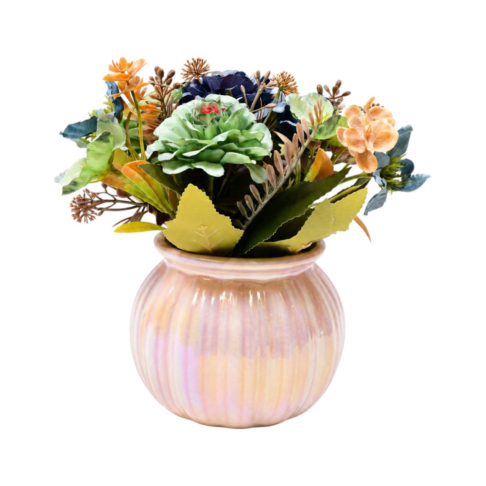 ARTIFICIAL FLOWER POT IR 469A-3 Default Title - MamasJan Decoration