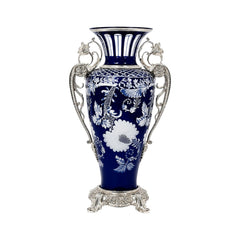 VASE CRYSTAL BRASS IR EV1117-1 JSA03-A32 Default Title - MamasJan Decoration