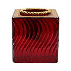 TISSUE BOX CRYSTAL BRASS IR H-W02-6025 JSC05-21D Default Title - MamasJan Decoration