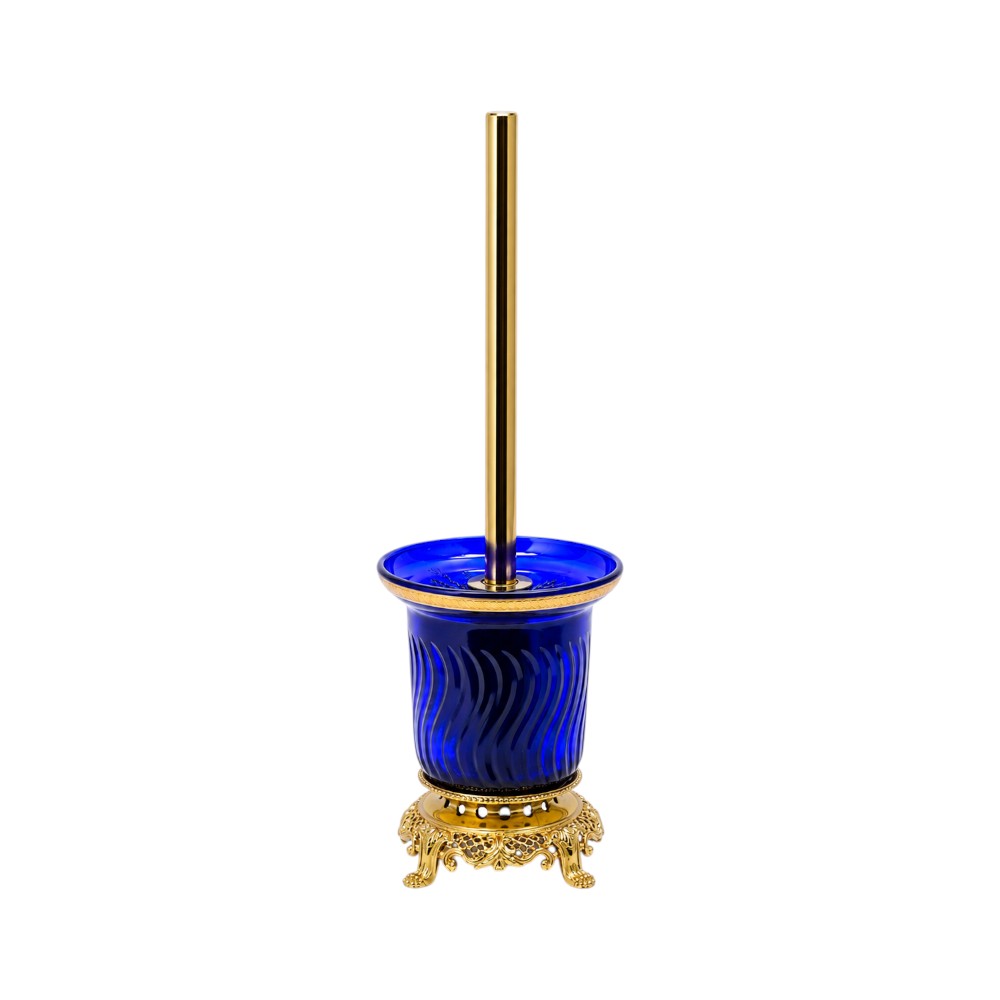 TOLIET BRUSH CRYSTAL BRASS IR H-W10-OM101 JSC05-28D Default Title - MamasJan Decoration