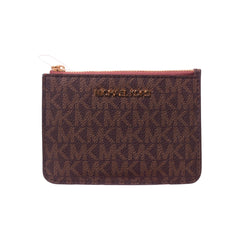 MK SIGNATURE CARD HOLDER 35H9GTVP1B BRN (IR) Default Title - MamasJan Ladies Shoes & Bags