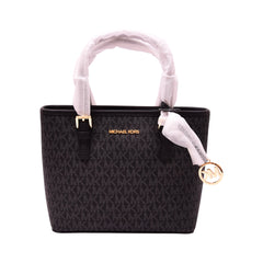 MK SIGNATURE HANDCARRY CROSSBODY BAG 35T9GTVT0B BLK (IR) Default Title - MamasJan Ladies Shoes & Bags