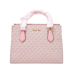MK SIGNATURE HANDCARRY CROSSBODY BAG 35F5G6AS2B PWDR BLSH (I Default Title - MamasJan Ladies Shoes & Bags