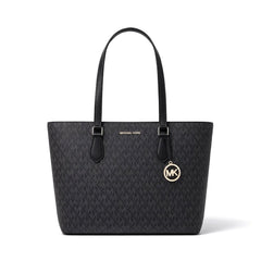 MK SIGNATURE SHOULDER CARRY BAG SHEILA 35T4S6HT3B BLK (IR) Default Title - MamasJan Ladies Shoes & Bags