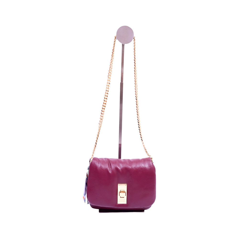 TOMMY HILFIGER X BODY (SMALL) BURGANDY BAG Default Title - MamasJan Ladies Shoes & Bags
