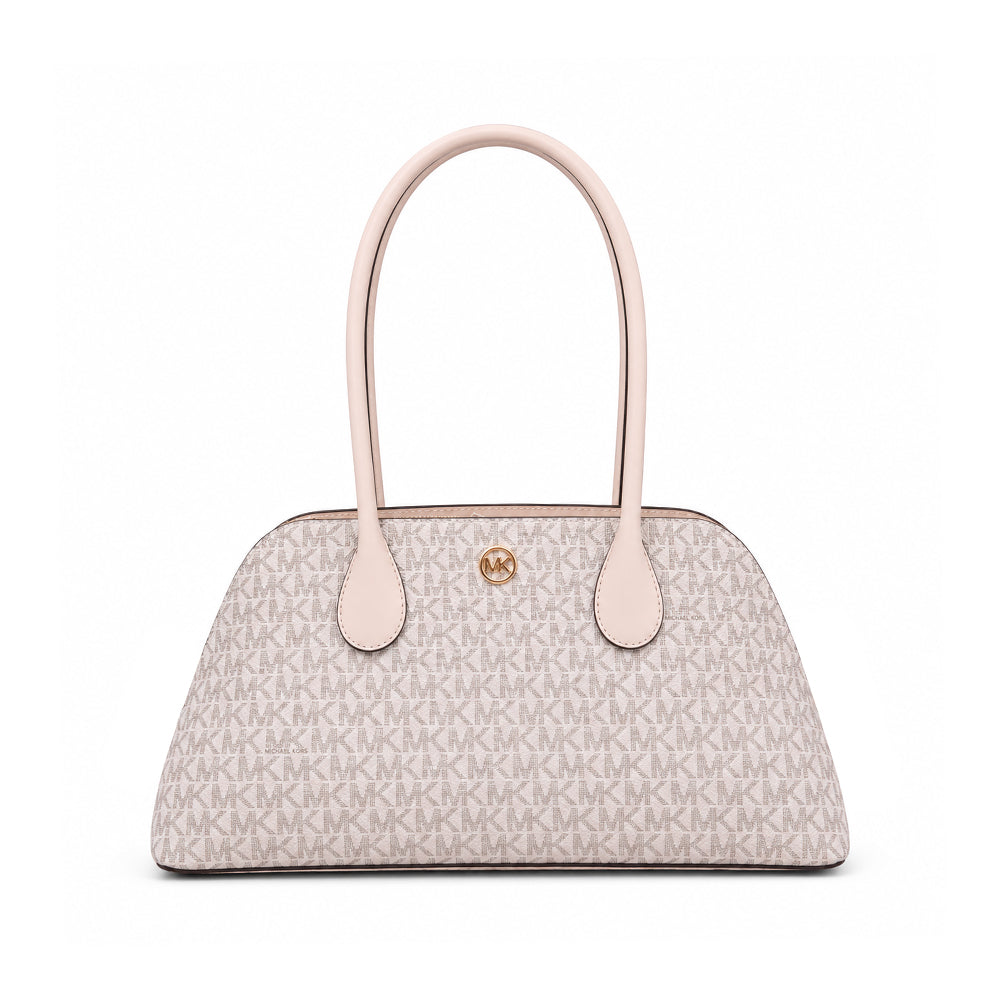 MK MD TZ SHOULDER BAG 35S6G2PS8B PETRA LT CREAM MULTI (IR) Default Title - MamasJan Ladies Shoes & Bags