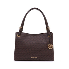 MK MD TRIPLE GSST MSGR 35S6G8WM6B CHRISTINA BROWN SIG (IR) Default Title - MamasJan Ladies Shoes & Bags
