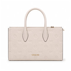 MK MIRELLA MD SATCHEL BAG 3556G7ZS2V LT CREAM (IR) Default Title - MamasJan Ladies Shoes & Bags