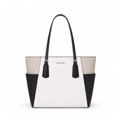 MK VOYAGER LG EW TOTE 35S5SV6T7B OPTIC WHITE MULTI (IR) Default Title - MamasJan Ladies Shoes & Bags