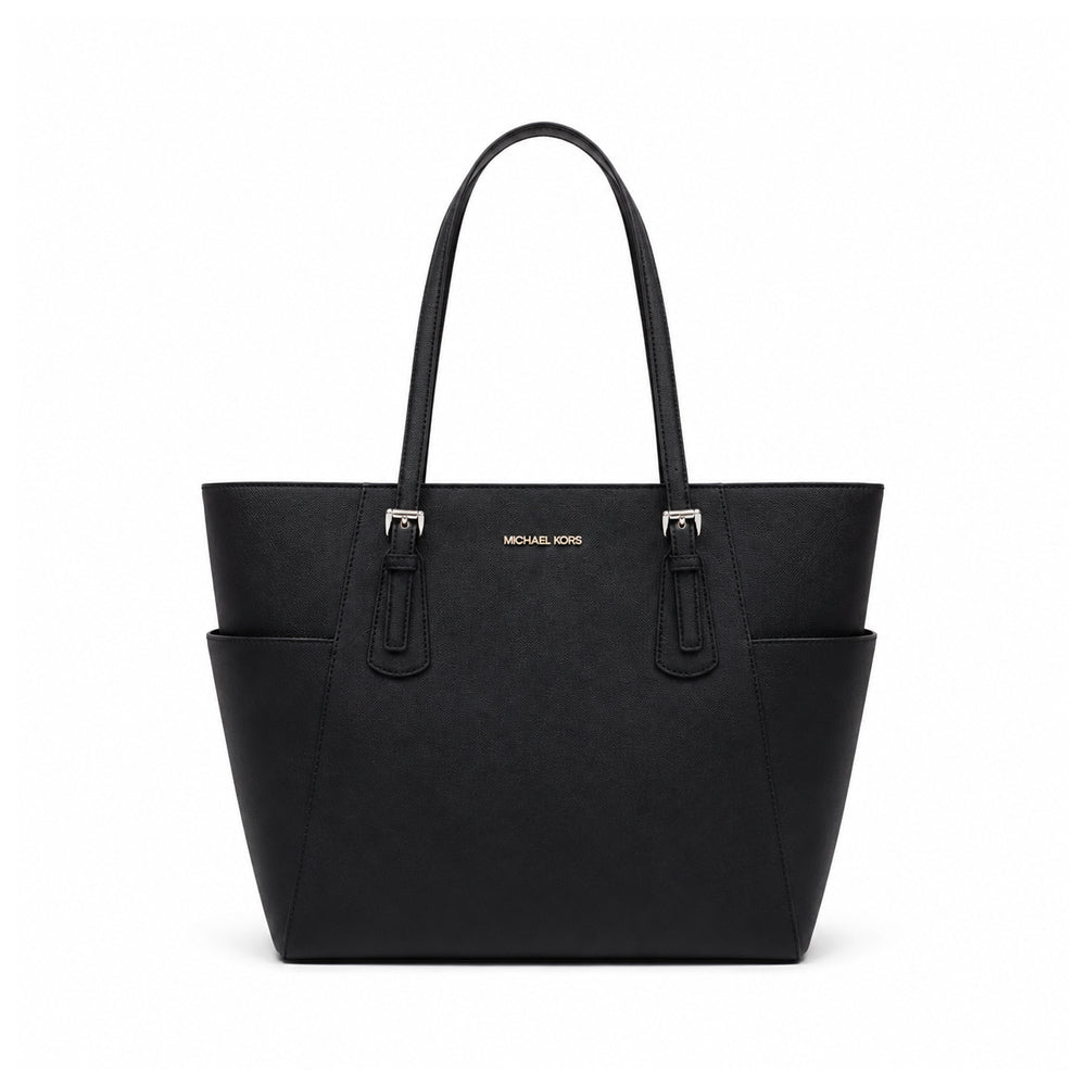 MK VOYAGER LG TOTE BAG LEATHER 35S5SV6T7L BLACK (IR) Default Title - MamasJan Ladies Shoes & Bags