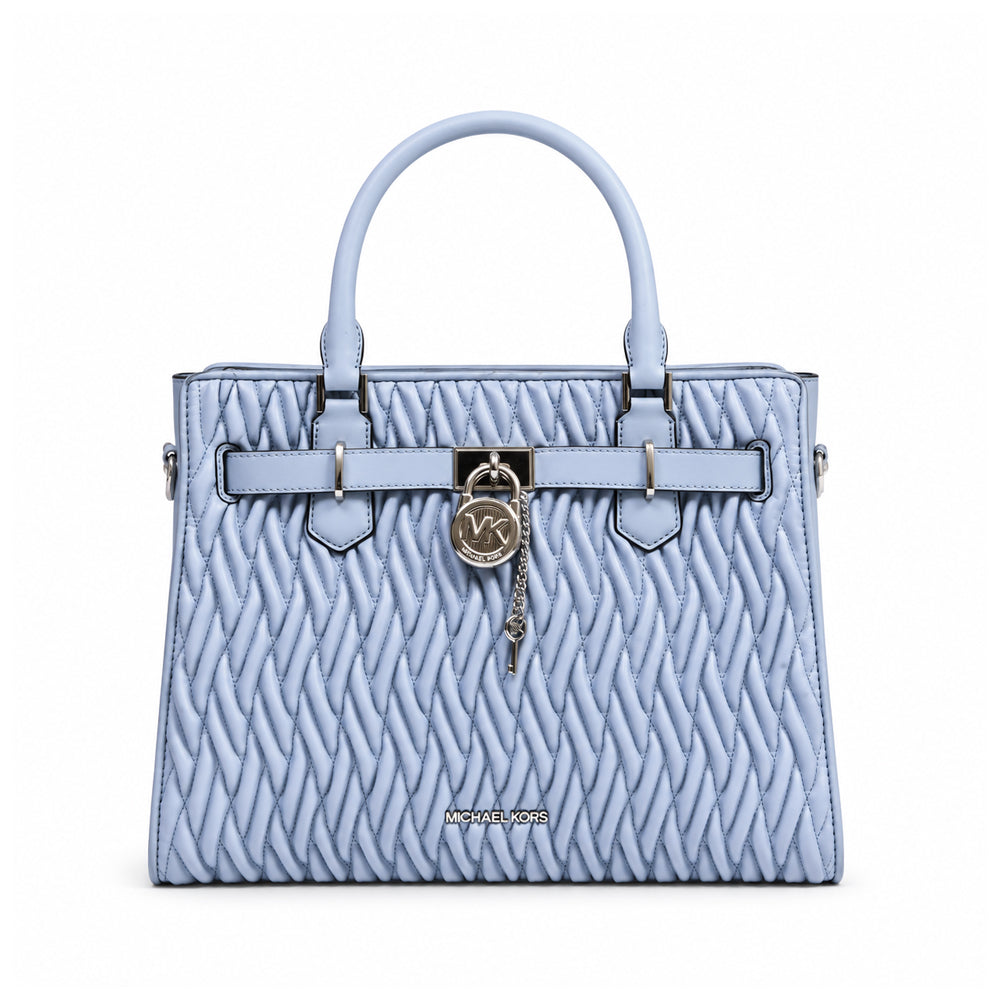 MK HAMILTON SATCHEL BAG 35S6SHMS2Y PALE OCEAN (IR) Default Title - MamasJan Ladies Shoes & Bags
