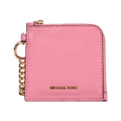 MK JET SET TRAVEL WITH CHAIN CARD HOLDER 35S6GTVC6L CARNATIO Default Title - MamasJan Ladies Shoes & Bags