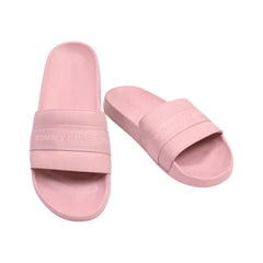 TH WOMEN SLIDE XW 07565-651 PNK 8.5 (IR) Default Title - MamasJan Tommy Hilfiger