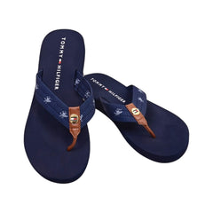 TH WOMEN FLIP FLOP CAHSTEL-Z NVY 6 (IR) Default Title - MamasJan Tommy Hilfiger