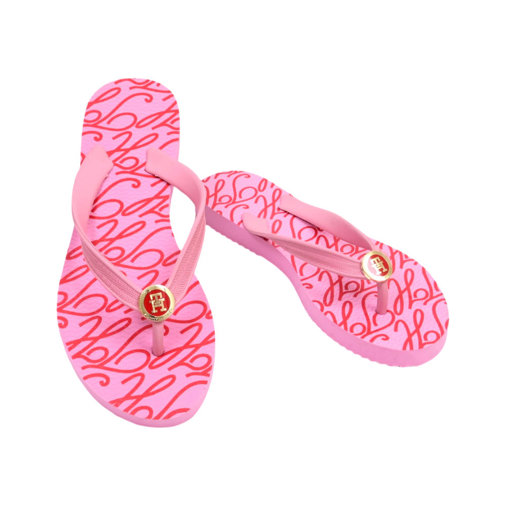 TH WOMEN FLIP FLOP ROHRIE14-Z PNK 6 (IR) Default Title - MamasJan Tommy Hilfiger