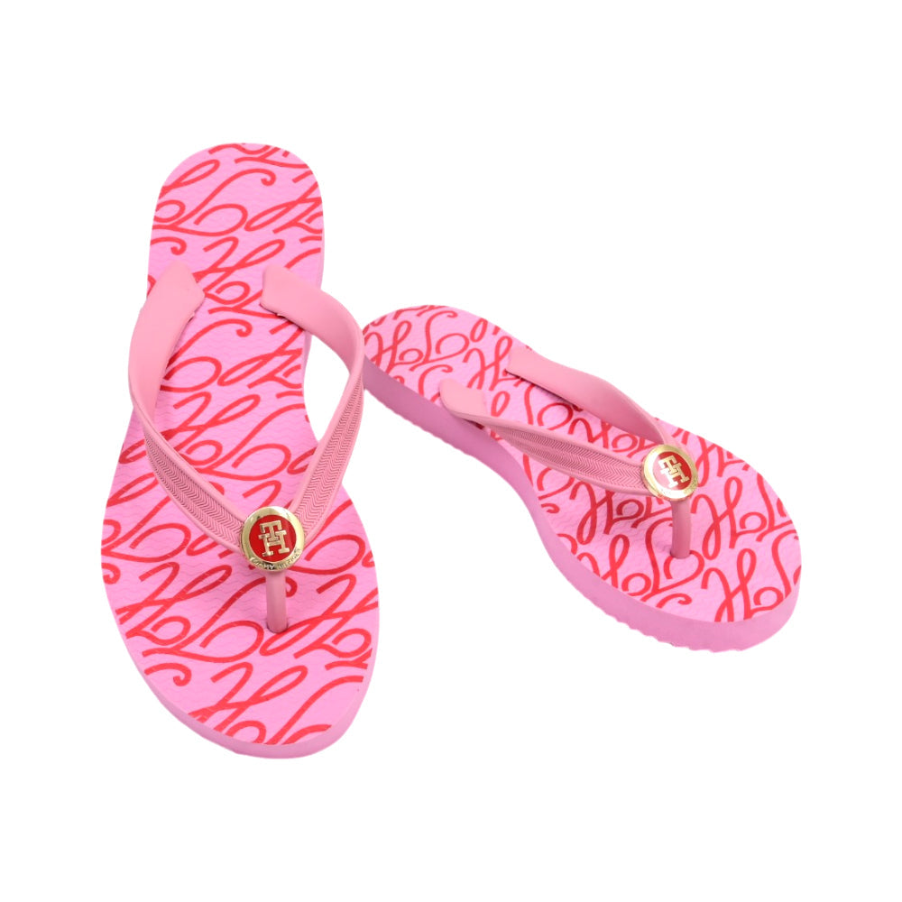 TH WOMEN FLIP FLOP ROHRIE14-Z PNK 8 (IR) Default Title - MamasJan Tommy Hilfiger