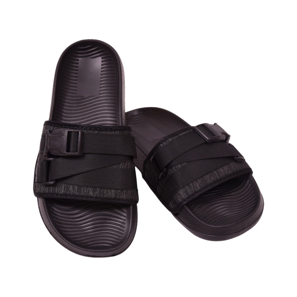 BOYS SLIPPER IR 37 BLACK 2517-83 36-41 Default Title - MamasJan KidsWear