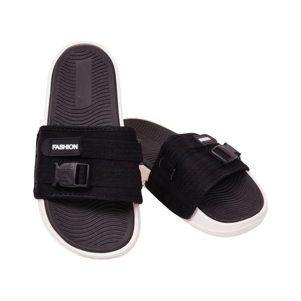 MEN SLIPPER IR 40-41 BLACK E2511-25 40-45 Default Title - MamasJan KidsWear