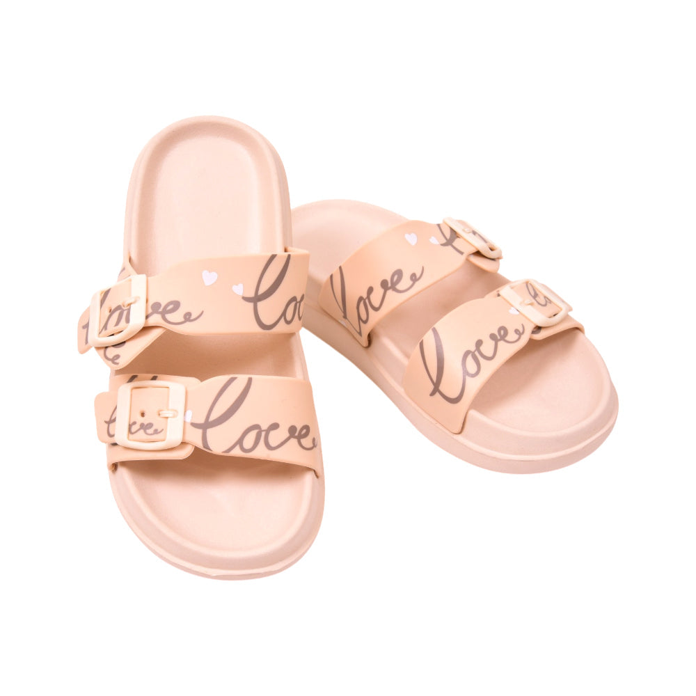 LADIES SLIPPER IR 37 BIGE E-372-8 36-41 Default Title - MamasJan KidsWear