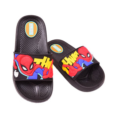 BOYS SLIPPER IR 30 BLACK SX-B08-48 26-30 Default Title - MamasJan KidsWear