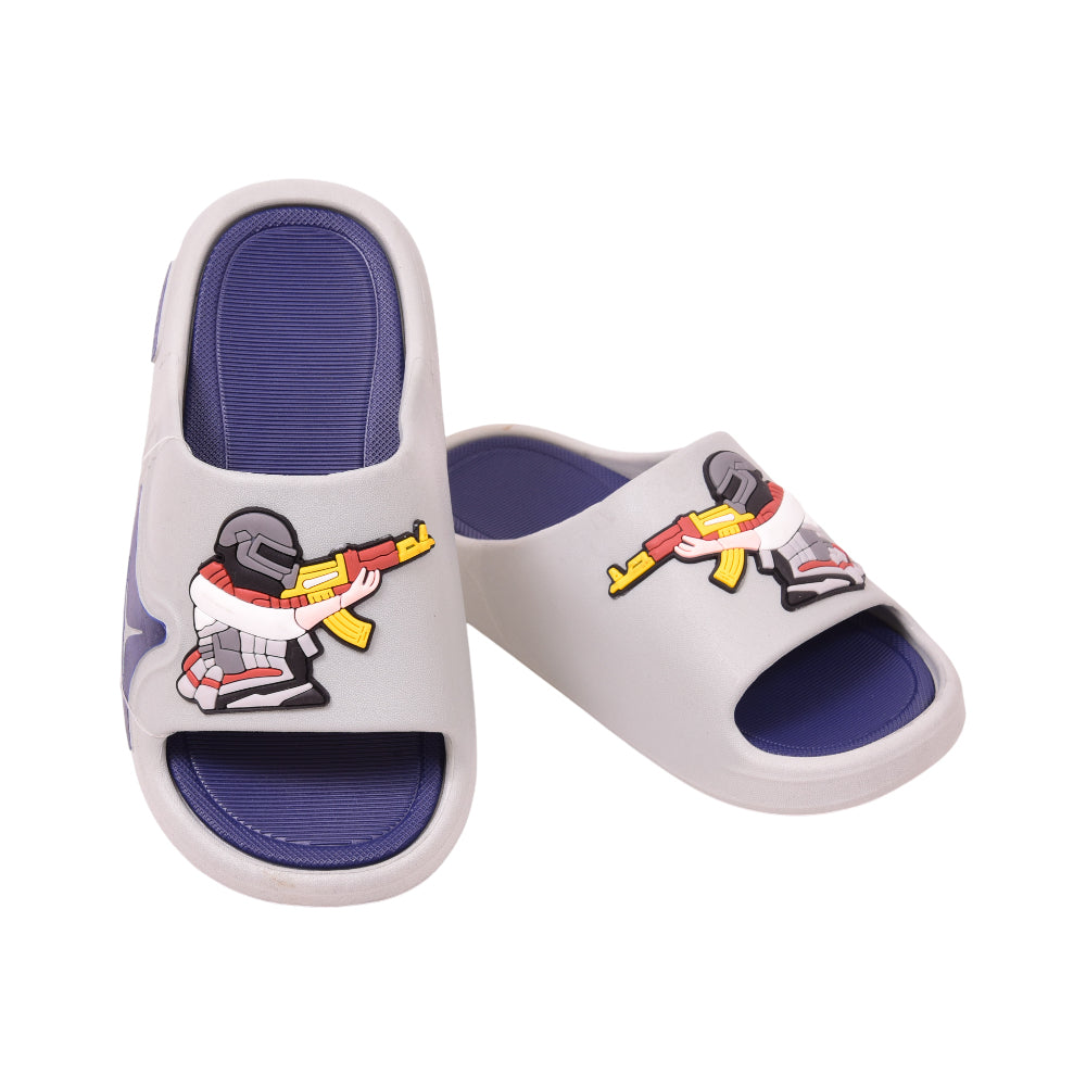 BOYS SLIPPER IR 30-31 LIGHT BLUE SX-9992-1 30-35 Default Title - MamasJan KidsWear