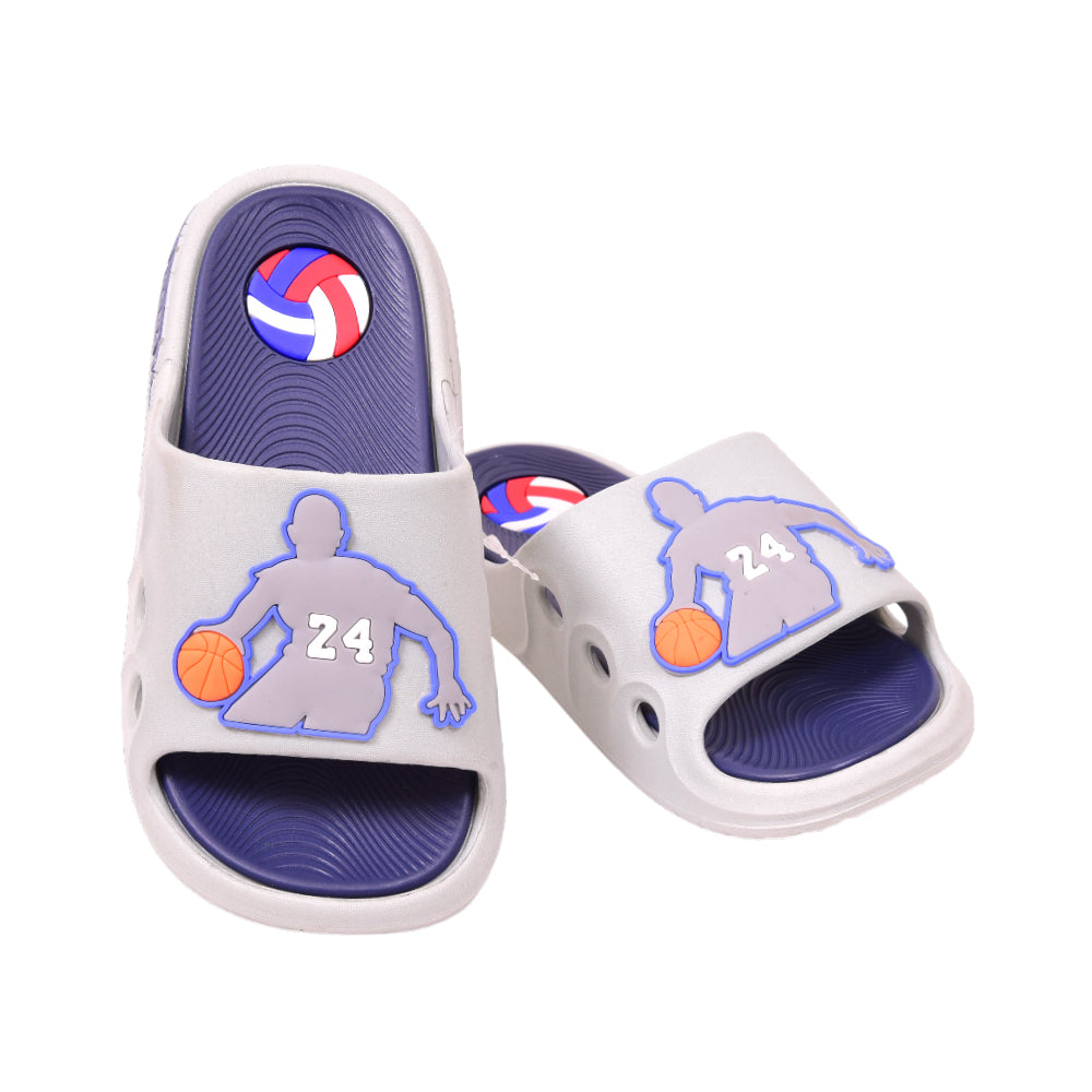 BOYS SLIPPER IR 32-33 LIGHT BLUE SX-9993-1 30-35 Default Title - MamasJan KidsWear