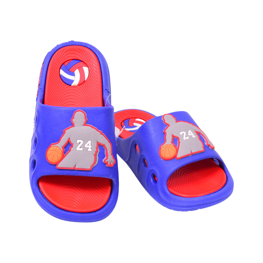 BOYS SLIPPER IR 32-33 BLUE SX-9993-1 30-35 Default Title - MamasJan KidsWear