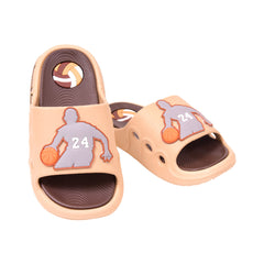 BOYS SLIPPER IR 30-31 BEIGE BROWN SX-9993-1 30-35 Default Title - MamasJan KidsWear