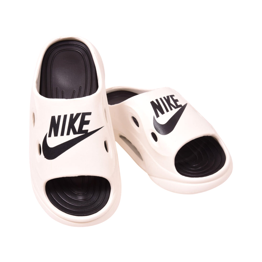 MEN SLIPPER IR 40-41 WHITE BLACK SX-3805-5 40-45 Default Title - MamasJan KidsWear