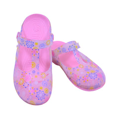 LADIES CROCS FANCY IR-26 SIZE 37 BLUE PINK 8018C-1 37-42 EVA Default Title - MamasJan KidsWear
