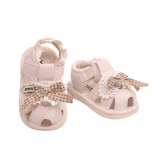 GIRLS SANDAL SIZE 18 WHITE M79 16-20 W-G Default Title - MamasJan Boys Shoes & Slippers
