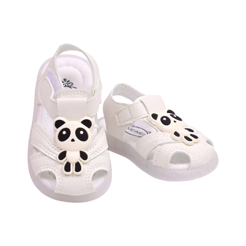 BOYS SANDAL SIZE 16 WHITE A895 15-20 W-G Default Title - MamasJan Boys Shoes & Slippers