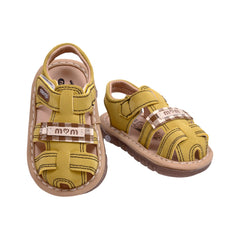 BOYS SANDAL SIZE 18 CAMEL 37 17-21 W-G Default Title - MamasJan Boys Shoes & Slippers