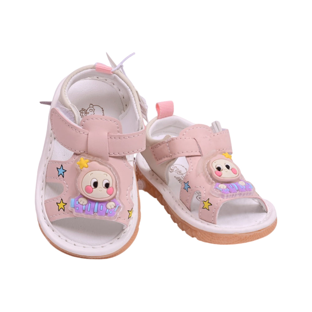 GIRLS SANDAL SIZE 18 PINK 615 17-21 W-G Default Title - MamasJan Boys Shoes & Slippers