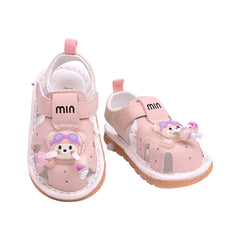 GIRLS SANDAL SIZE 18 PINK 610 17-21 W-G Default Title - MamasJan Boys Shoes & Slippers