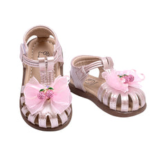 GIRLS SANDAL SIZE 18 PINK 222-1 17-21 W-G Default Title - MamasJan Boys Shoes & Slippers