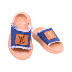 BOYS SLIPPER NAVY SIZE-25 JH011-A 24-29 IR-26 EVA Default Title - MamasJan KidsWear