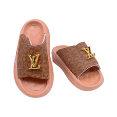 BOYS SLIPPER BROWN SIZE-31 JH011-2B 30-35 IR-26 EVA Default Title - MamasJan KidsWear