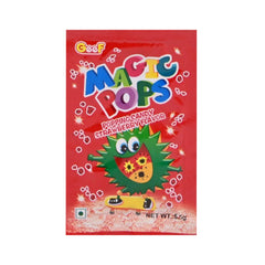 GEEF MAGIC POPS POPPING CANDY STRAWBERRY FLAVOUR 5.5 GM Default Title - MamasJan Grocery Food