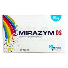 Mirazym-Ds Tablets 10mg (1 Box = 2 Strips) (1 Strip = 10 Tablets)